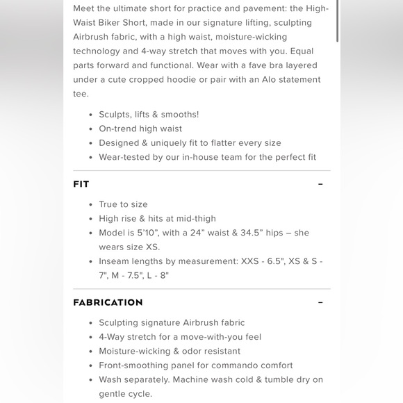 7" High-Waist Biker Short - Picture 9 of 9